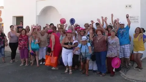 Imagen de archivo de un viaje de fin de verano de los mayores de Titerroy a Fuerteventura.