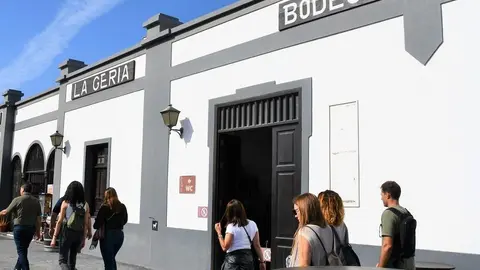 Entrada a la bodega La Geria.