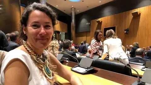 Ariagona González en una imagen de archivo durante su etapa como diputada nacional.