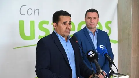 Yoné Caraballo con Óscar Noda en una imagen de archivo.