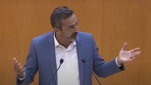 Pedro San Ginés en el Senado.