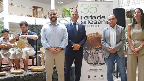 Presentación de la 35 feria de artesanía de Lanzarote.