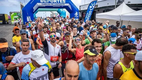 Imagen del impresionante aspecto de la salida de la prueba