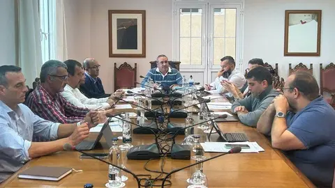 Imagen de una de las recientes reuniones del Consejo de Administración de los Centros Turísticos.