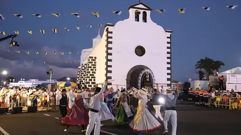 Ofrenda de la Romería de los Dolores de 2023.