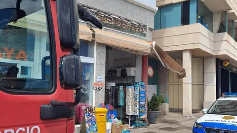 Imagen del lugar en el que se ha producido el incendio