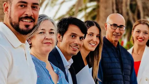 Imagen de los concejales del PSOE en Teguise.
