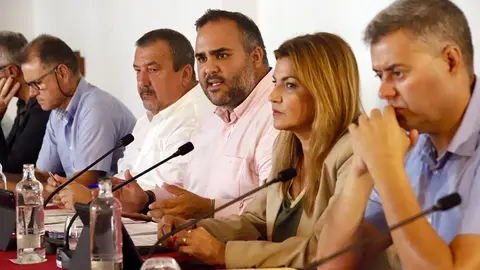 Samuel Martín hablando en el pleno de este jueves.