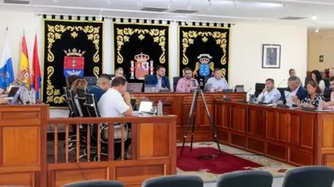 Pleno celebrado este viernes en el Ayuntamiento de Arrecife.