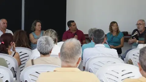 Imagen del encuentro celebrado por Nueva Canarias y los asistentes al mismo
