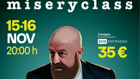 Cartel promocional de la actuación de Goyo Jiménez.