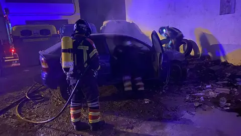 Así quedó la zona tras la actuación de los bomberos