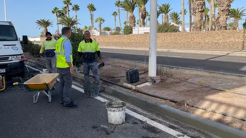 Jacobo Medina en la Avenida Canarias