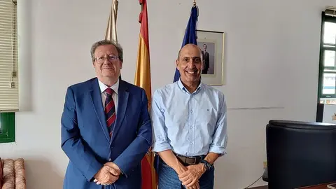 Alfonso Licata con Pedro Viera.