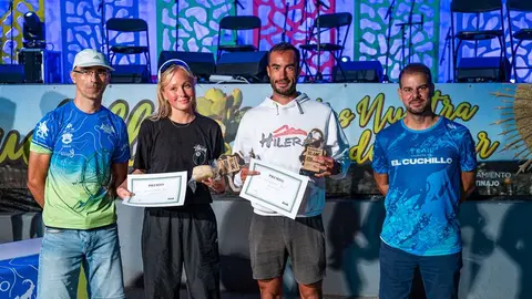 Imagen de los ganadores de la prueba principal