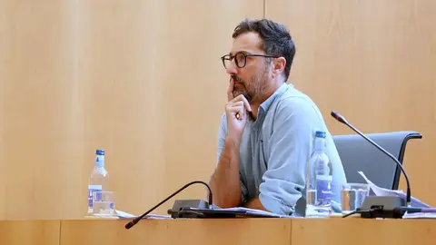 Tomás Silvera en el pleno del Ayuntamiento de Tías.