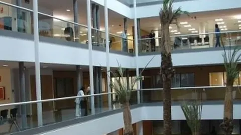 Imagen del interior del juzgado de Arrecife.