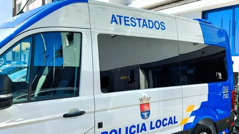 Vehículo de atestados de la Policía Local de Arrecife 