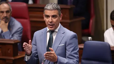Narvay Quintero en el Parlamento de Canarias.