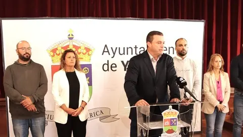 Óscar Noda en rueda de prensa