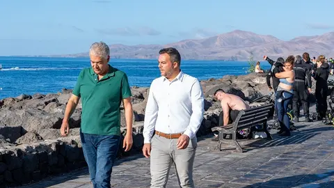 Jose Juan Cruz junto a Jacobo Medina.