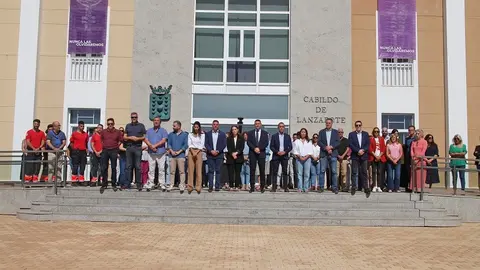 Minuto de silencio por las víctimas de la DANA.