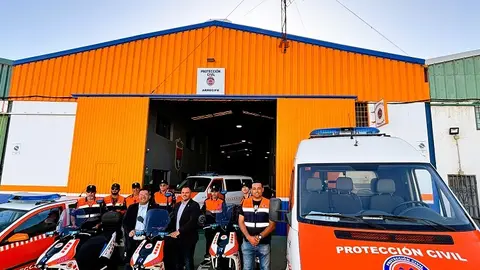 Nave sede de Protección Civil que abrirá para la recogida de donaciones de productos para los damnificados por las inundaciones por la Dana