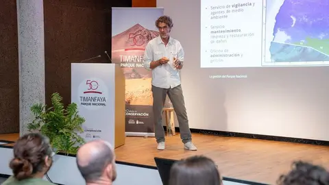 Charla de Pascual Gil sobre la gestión del parque nacional