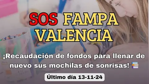 Imagen del cartel de las Ampas en el que se recoge la información.