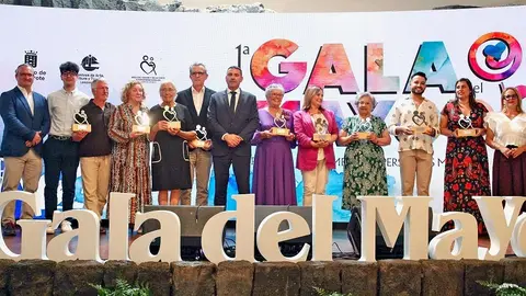 El presidente del Cabildo de Lanzarote, Oswaldo Betancort, acudió a la gala.