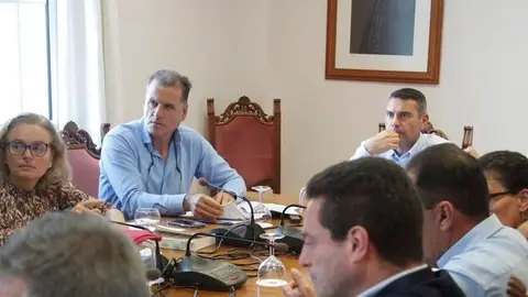 Imagen del encuentro del Consorcio del Agua de este lunes con la ausencia de los alcaldes socialistas