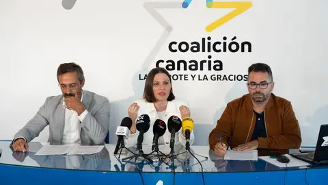 Migdalia Machín, Echedey Eugenio y Pedro San Ginés.