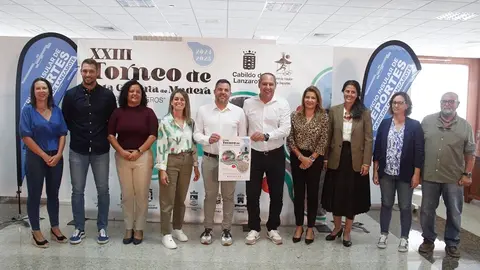 Presentación del Torneo de bola canaria de madera “Abuelos Conejeros”.