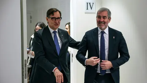 Salvador Illa y Fernando Clavijo.