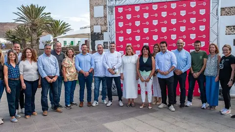 Imagen de las autoridades durante la presentación del Saborea