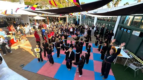 Imagen del emocionante encuentro.