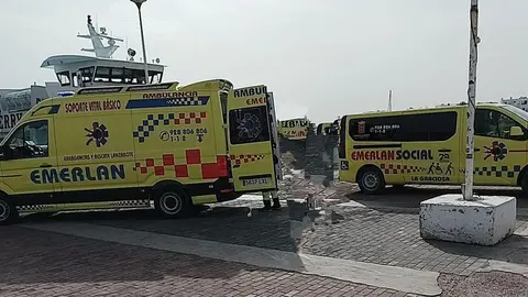 Recursos sanitarios de EMERLAN en La Graciosa.