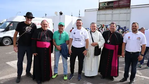 Llegada a Arrecife en la Bajada de la Virgen de Los Dolores 2024