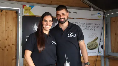 Paqui Guedes y Oliver Rodríguez, responsables de Destilería EINAR.