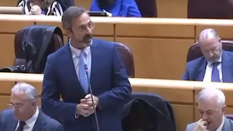 Pedro San Ginés en el Senado.