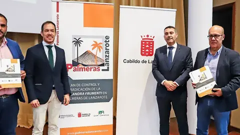 Presentación del proyecto de palmeras en Lanzarote.