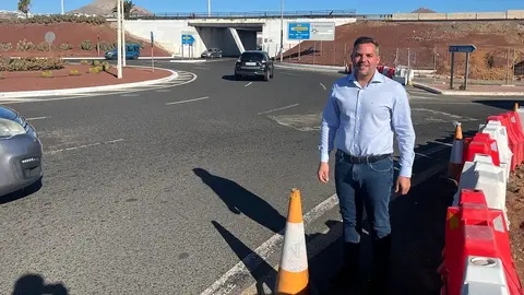 El vicepresidente en los viales anexos a la autovía