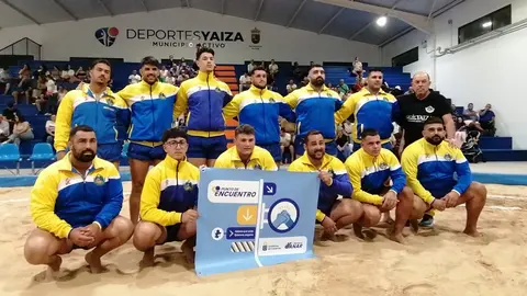 Equipo de lucha de Yaiza.