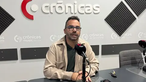 Echedey Eugenio esta semana en el estudio de Crónicas Radio