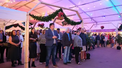 El alcalde de San Bartolomé estuvo al frente de la puesta de largo del evento.