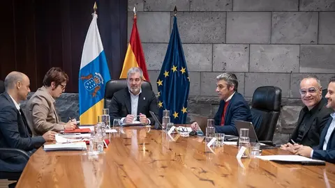 Imagen del encuentro del Consejo de Gobierno de Canarias de este lunes.