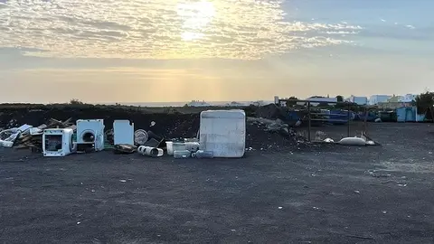 Imagen de residuos de Haría.