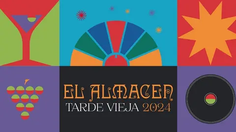 Cartel promocional de la Tarde Vieja en El Almacén.