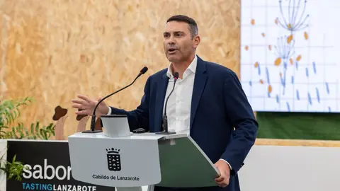 Oswaldo Betancort durante su participación en el Saborea