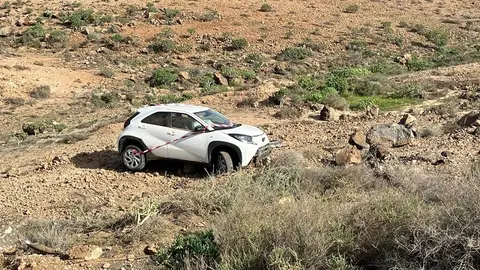 Imagen del vehículo accidentado.